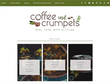 Tablet Screenshot of coffeeandcrumpets.com